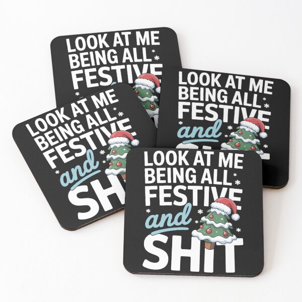 Item preview, Funny Sarcastic Xmas Christmas Sayings designed and sold by DoorwayThreads.