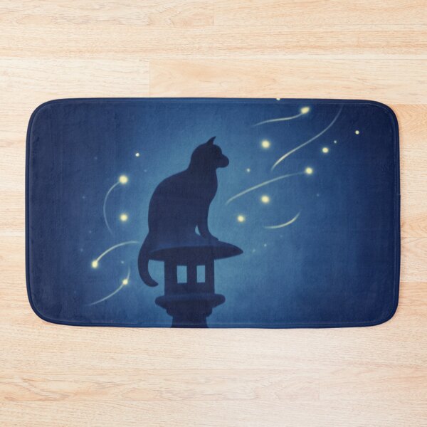 Item preview, Zen Cat and the Firefly Flow designed and sold by TakaArtWorks.