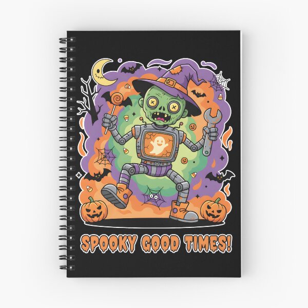 Item preview, Zombie Robot Halloween: Spooky Good Times designed and sold by VelvetMoonie.