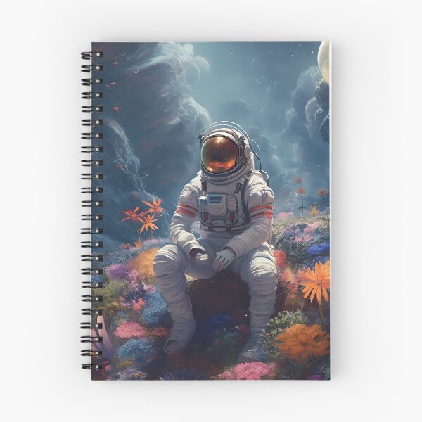 Item preview, Resting astronaut, digital art designed and sold by FlowerPowerPow.