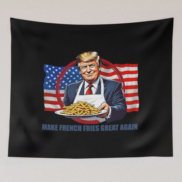 Item preview, Trump Funny Make French Fries Great Again designed and sold by cuffykasapaf.
