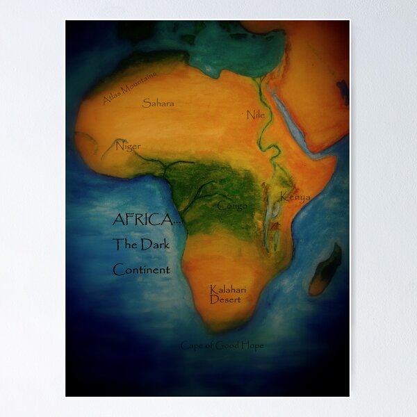 Item preview, The Dark Continent designed and sold by Vanessa Barklay.