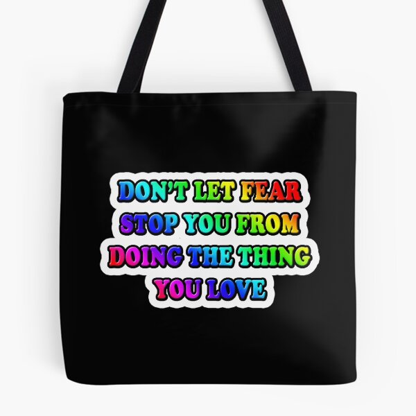 Item preview, Don't Let Fear Stop You designed and sold by carolsheiladis.