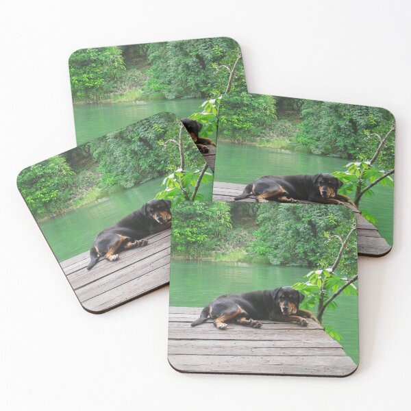 Item preview, Happy Dog on the Rio Dulce  designed and sold by heatherfriedman.