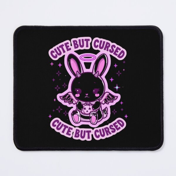 Item preview, Cute But Cursed – Dark Bunny Angel designed and sold by calm-style.
