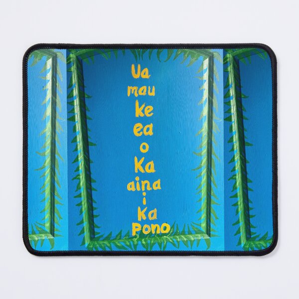 Item preview, Ua Mau Ke Ea O Ka ʻĀina I Ka Pono – Hawaiian Motto Art designed and sold by TrisaThyme.