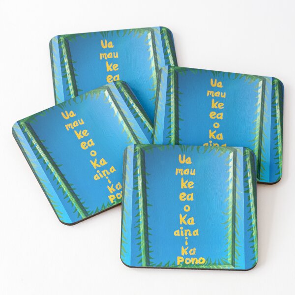 Item preview, Ua Mau Ke Ea O Ka ʻĀina I Ka Pono – Hawaiian Motto Art designed and sold by TrisaThyme.