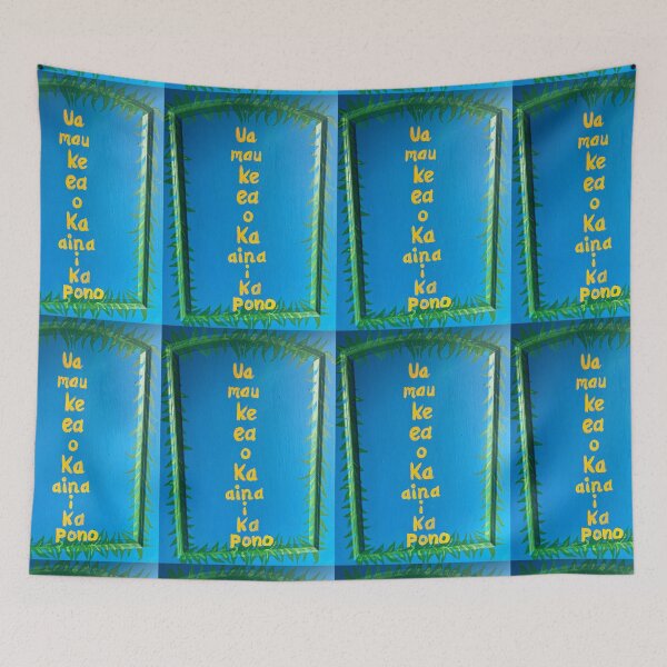 Item preview, Ua Mau Ke Ea O Ka ʻĀina I Ka Pono – Hawaiian Motto Art designed and sold by TrisaThyme.