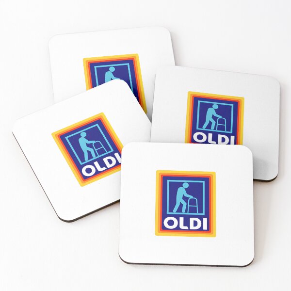 Item preview, OLDI Funny Supermarket Logo Parody — Retirement Humor Design designed and sold by Colorful-Garden.