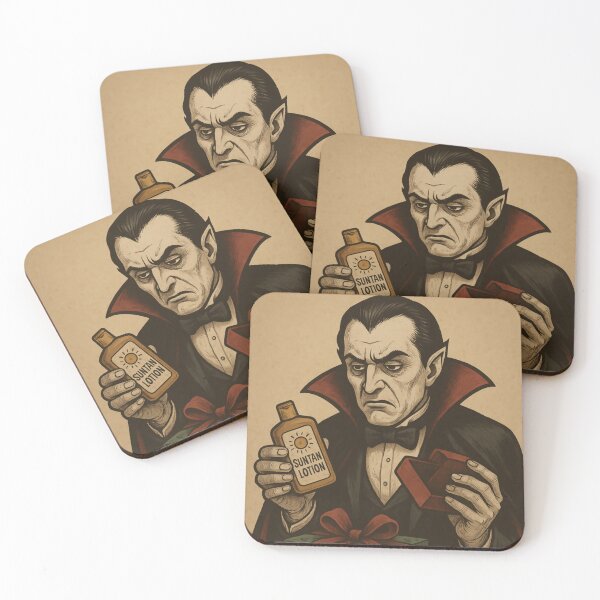 Item preview, Vampire Suntan Lotion – Funny Retro Horror Gift Design designed and sold by hangmeart.
