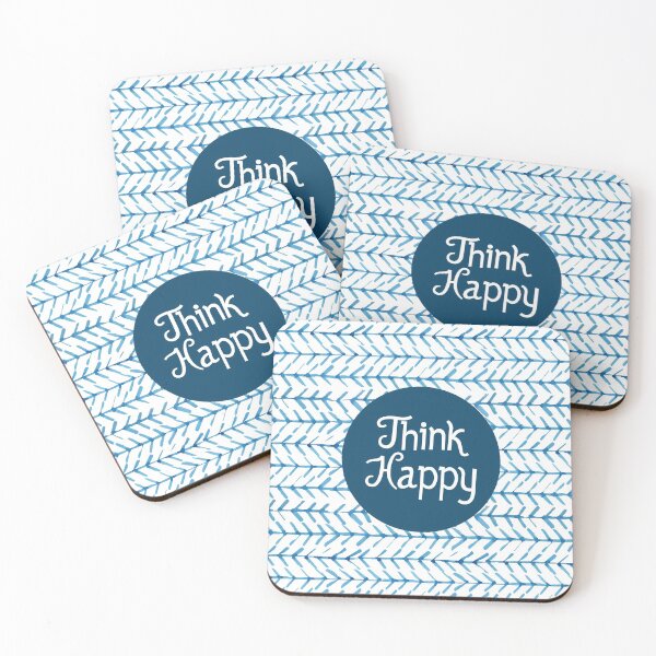 Item preview, Think Happy designed and sold by PrettySimple Graphic Design.