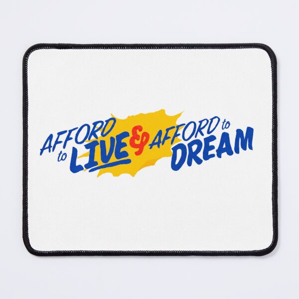 Item preview, Afford to Live & Afford to Dream Zohran for NYC Slogan designed and sold by Essémké.