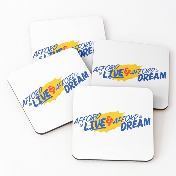 Item preview, Afford to Live & Afford to Dream Zohran for NYC Slogan designed and sold by Essémké.