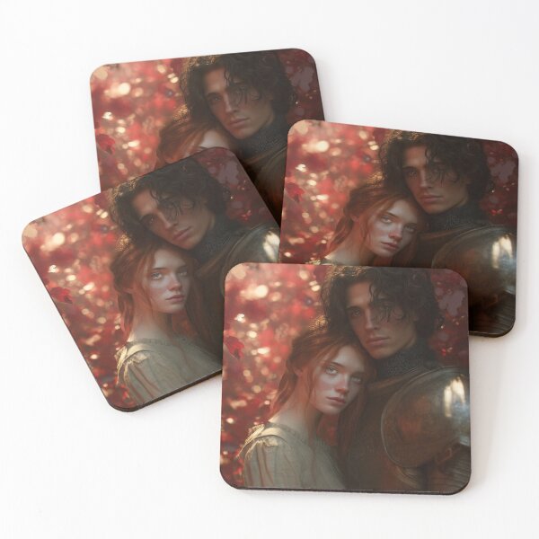 Item preview, In The Blood Red Forest // designed and sold by Art by Maria Milenova.