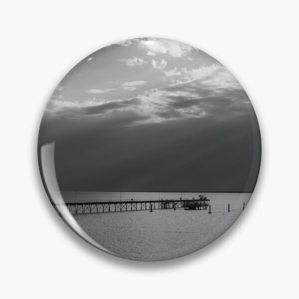 Item preview, Ceduna Jetty – Black and White Coastal Photography, South Australia designed and sold by Michael van der Hoorn.