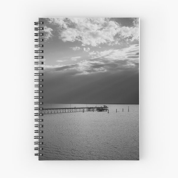 Item preview, Ceduna Jetty – Black and White Coastal Photography, South Australia designed and sold by Michael van der Hoorn.