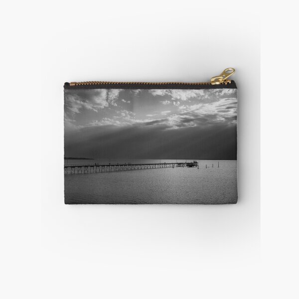 Item preview, Ceduna Jetty – Black and White Coastal Photography, South Australia designed and sold by Michael van der Hoorn.