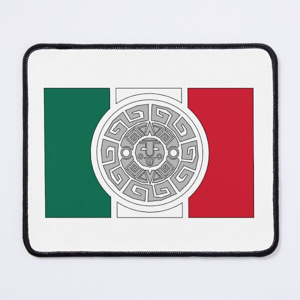 Item preview, Mexican Flag Aztec Calendar Crossover Mexican Heritage designed and sold by the Zarock Shop.