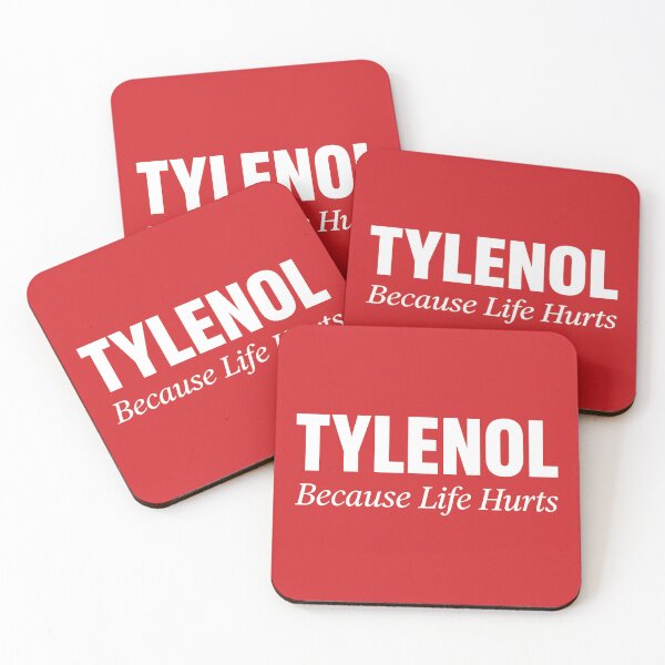 Item preview, Tylenol Because Life Hurts Quote designed and sold by Lagwsal22.