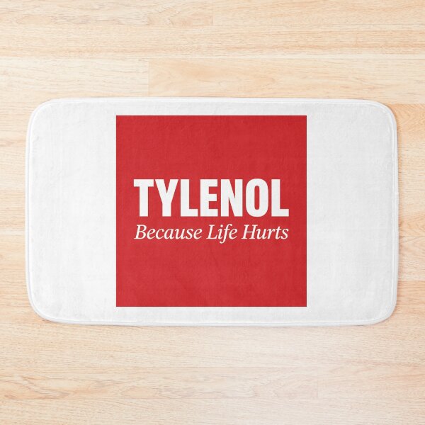 Item preview, Tylenol Because Life Hurts Quote designed and sold by Lagwsal22.