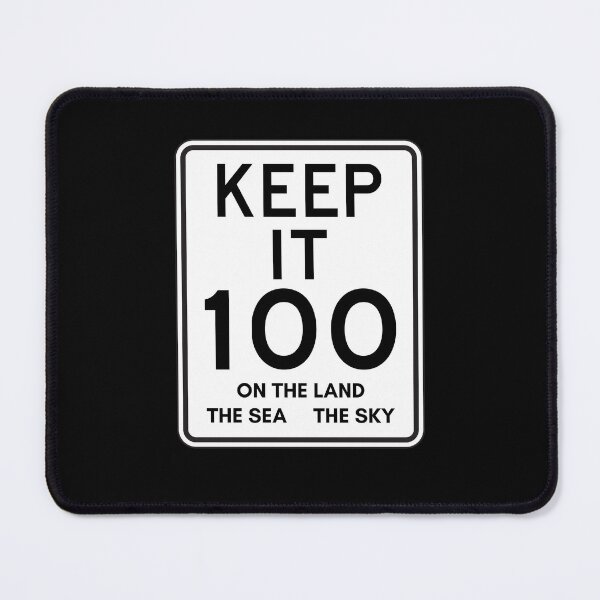 Item preview, OPHELIA - KEEP IT 100 ROAD SIGN  designed and sold by baldbird.