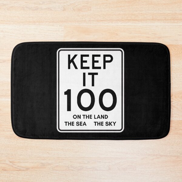 Item preview, OPHELIA - KEEP IT 100 ROAD SIGN  designed and sold by baldbird.