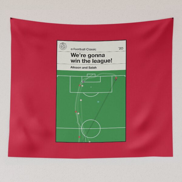 Item preview, Liverpool Alisson to Salah Goal We're Gonna Win the League designed and sold by DelfDesign.
