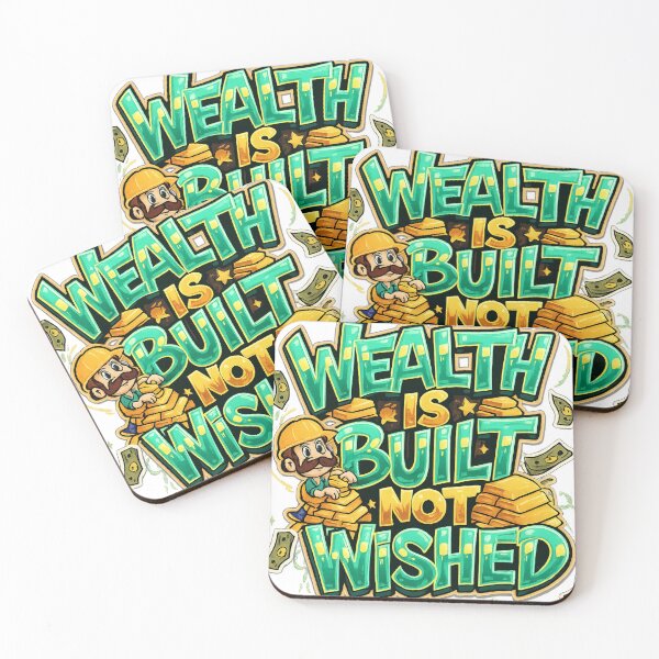 Item preview, Wealth Is Built—Gold Bar Builder designed and sold by Design Orbit.