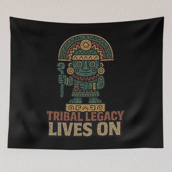 Item preview, Mayan Tribal Statue Glyph Warrior Legacy designed and sold by AncientVibes.