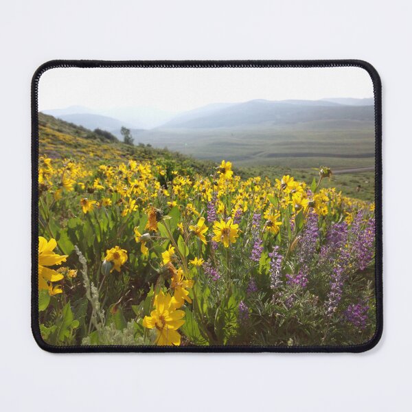 Item preview, Crested Butte Colorado Yellow Flowers Mountain designed and sold by SR-Online-Store.