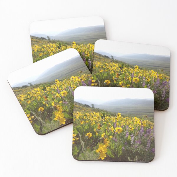 Item preview, Crested Butte Colorado Yellow Flowers Mountain designed and sold by SR-Online-Store.