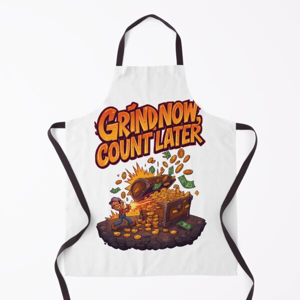 Item preview, Grind Now Count Later – Uphill Treasure designed and sold by Design Orbit.