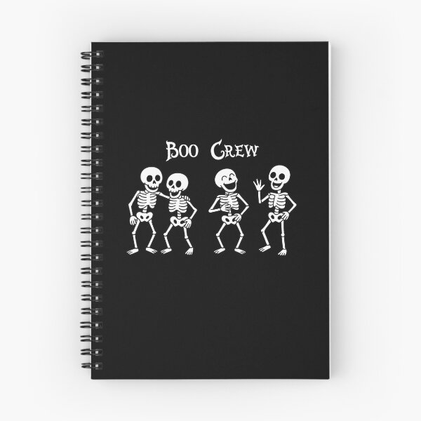 Item preview, Cartoon Skeleton “Boo Crew” – Funny Halloween Matching Shirt designed and sold by TheLongShoppe.