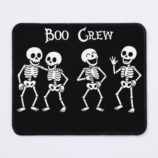 Item preview, Cartoon Skeleton “Boo Crew” – Funny Halloween Matching Shirt designed and sold by TheLongShoppe.