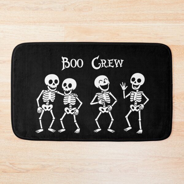 Item preview, Cartoon Skeleton “Boo Crew” – Funny Halloween Matching Shirt designed and sold by TheLongShoppe.
