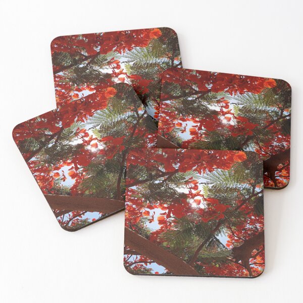 Item preview, Beautiful nature blooming red flowers. designed and sold by DaliaSabryTee.