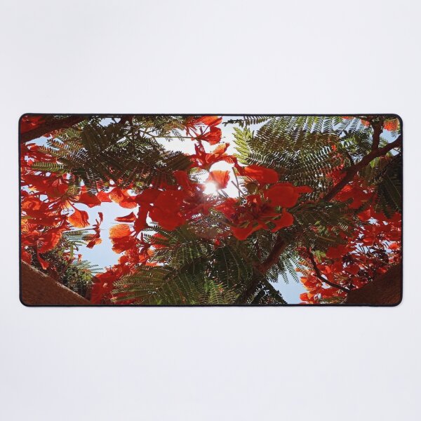 Item preview, Beautiful nature blooming red flowers. designed and sold by DaliaSabryTee.