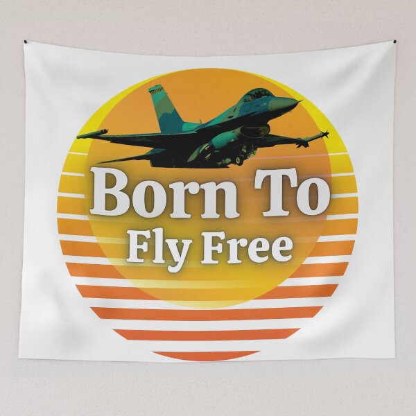 Item preview, Born to Fly Free F16 Falcon designed and sold by Combat Skies.