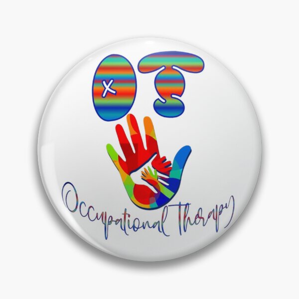 Item preview, Occupational Therapy With Hands Multicolor Text Based designed and sold by DivineHaven.