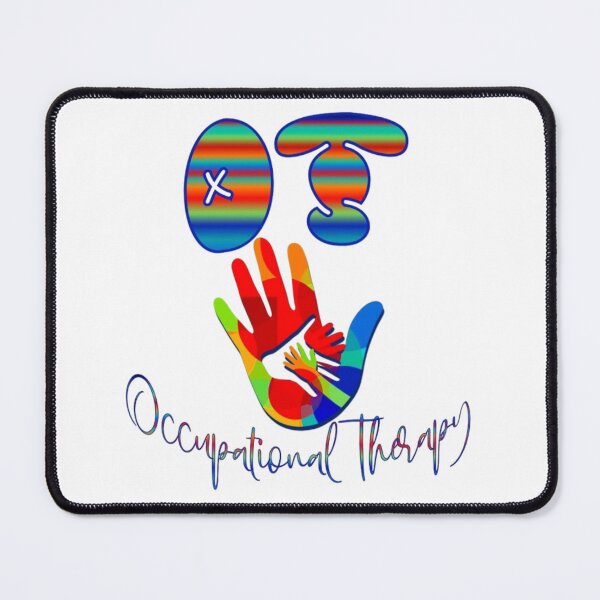 Item preview, Occupational Therapy With Hands Multicolor Text Based designed and sold by DivineHaven.