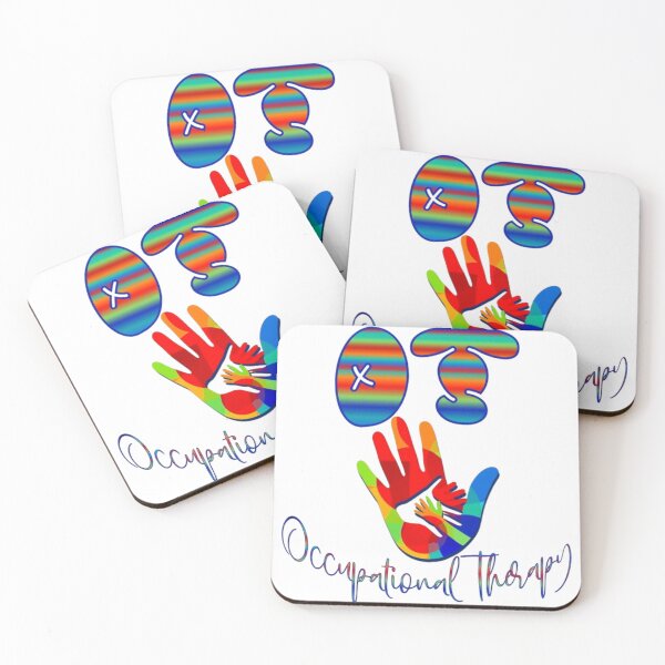 Item preview, Occupational Therapy With Hands Multicolor Text Based designed and sold by DivineHaven.