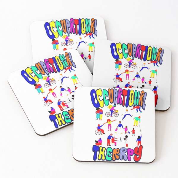 Item preview, Occupational Therapy With Illustration In Multicolor Text Based designed and sold by DivineHaven.