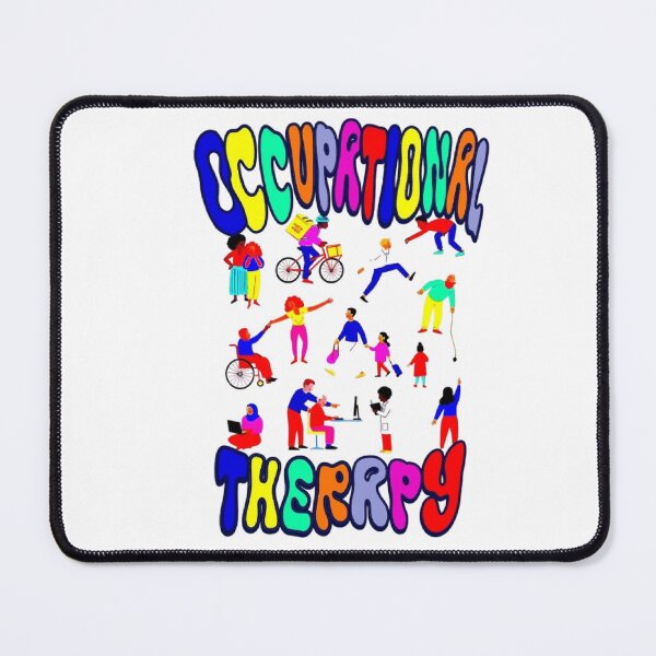 Item preview, Occupational Therapy With Illustration In Multicolor Text Based designed and sold by DivineHaven.