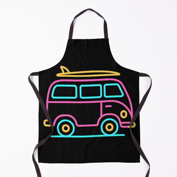 Artikelvorschau, Neon Surf Van – Retro-Wohnmobil entworfen und verkauft von MisterHelmut.