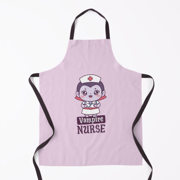 Item preview, Vampire Nurse – Cute Kawaii Vampire in Nurse Outfit Cartoon Art designed and sold by Dino-Lune.