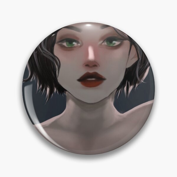 Item preview, Cartoon woman with green eyes designed and sold by Laynaasa.