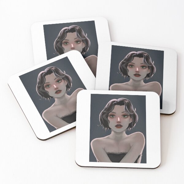 Item preview, Cartoon woman with green eyes designed and sold by Laynaasa.