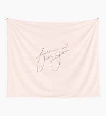 Shawn Mendes Fallin All in You Text Wall Tapestry