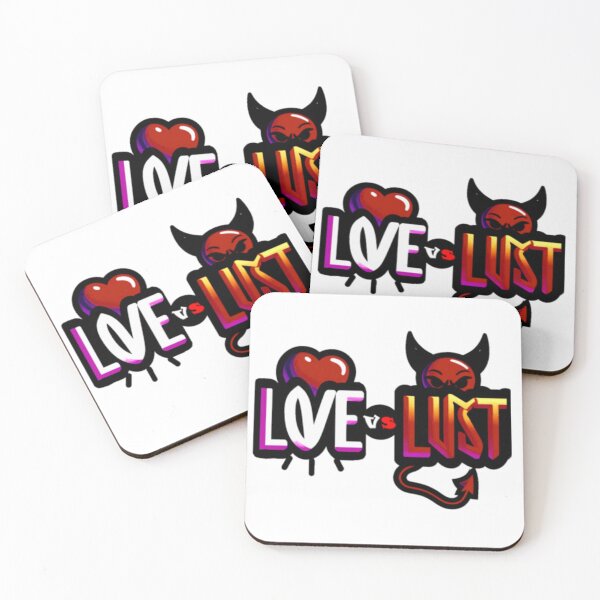 Item preview, Love vs Lust Game Logo designed and sold by DigitalTease.