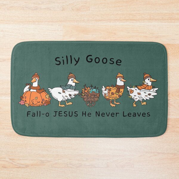 Item preview, Silly Goose Fall o Jesus He Never Leaves designed and sold by Forevermore.